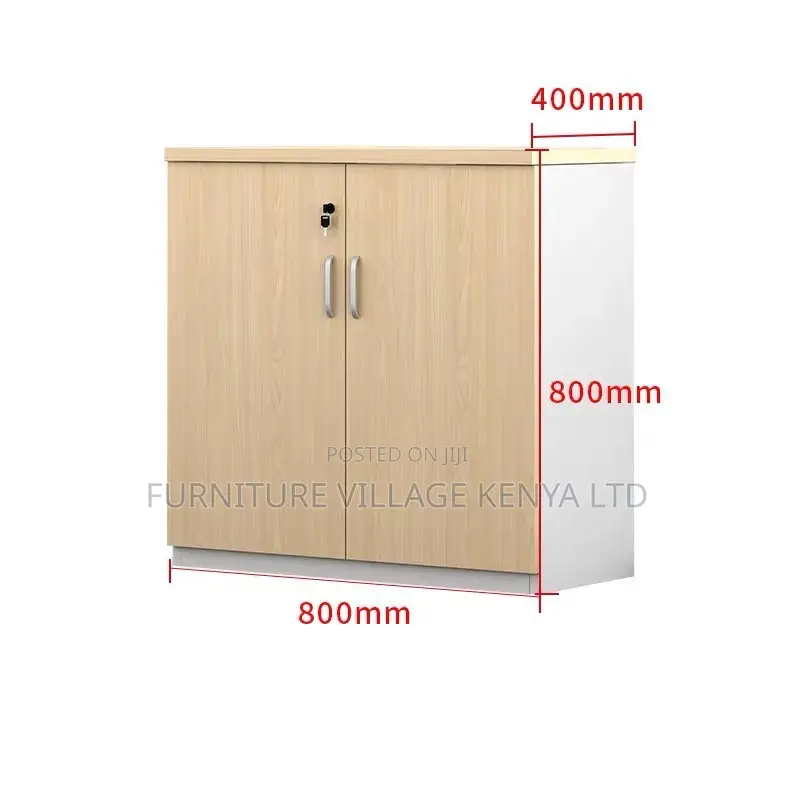 Office Cabinet; 2-door Wooden Credenza Office Filling Cabinet