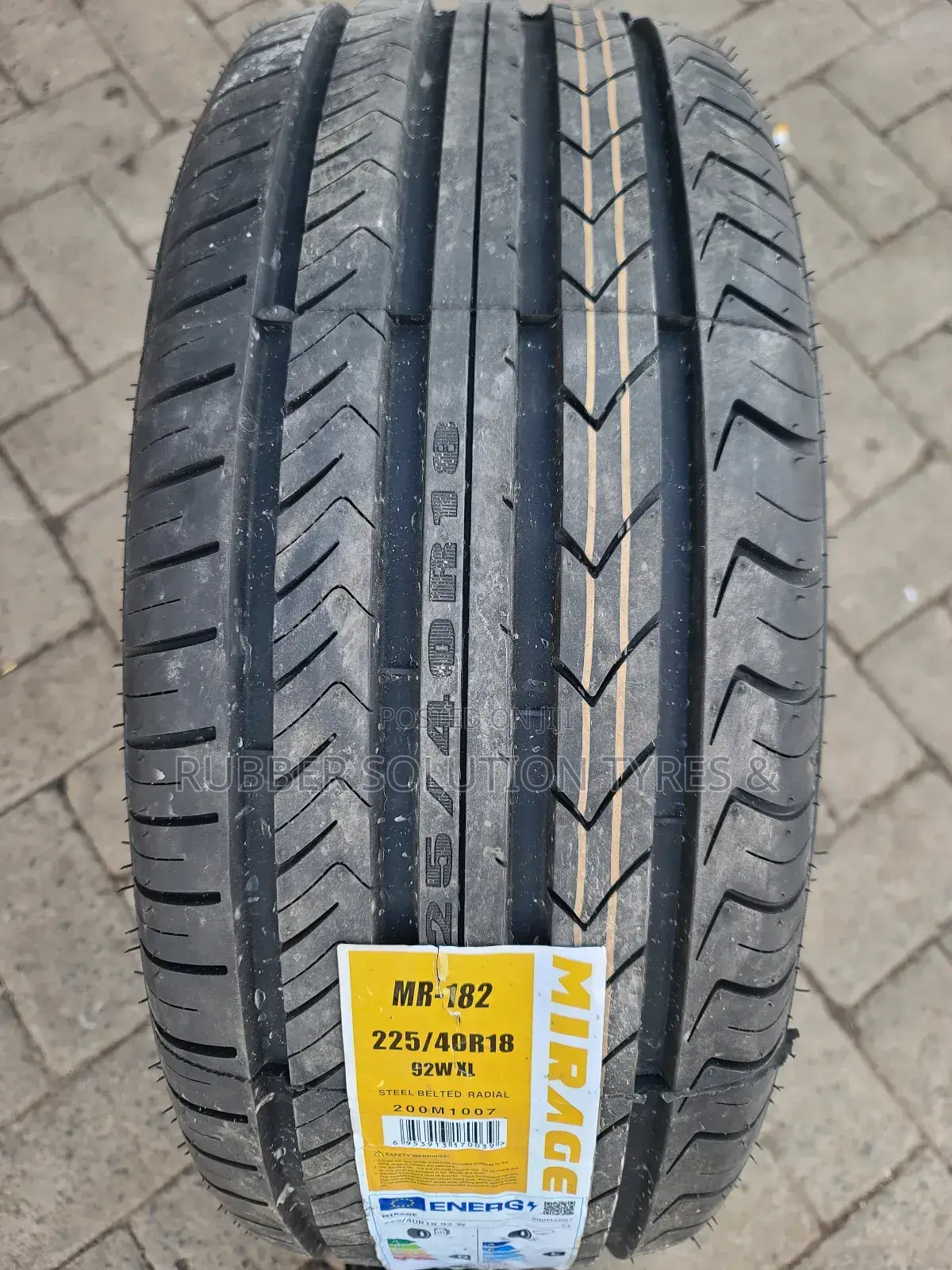 225 /40 R18 Mirage Tyres 92w X/L Mr-182