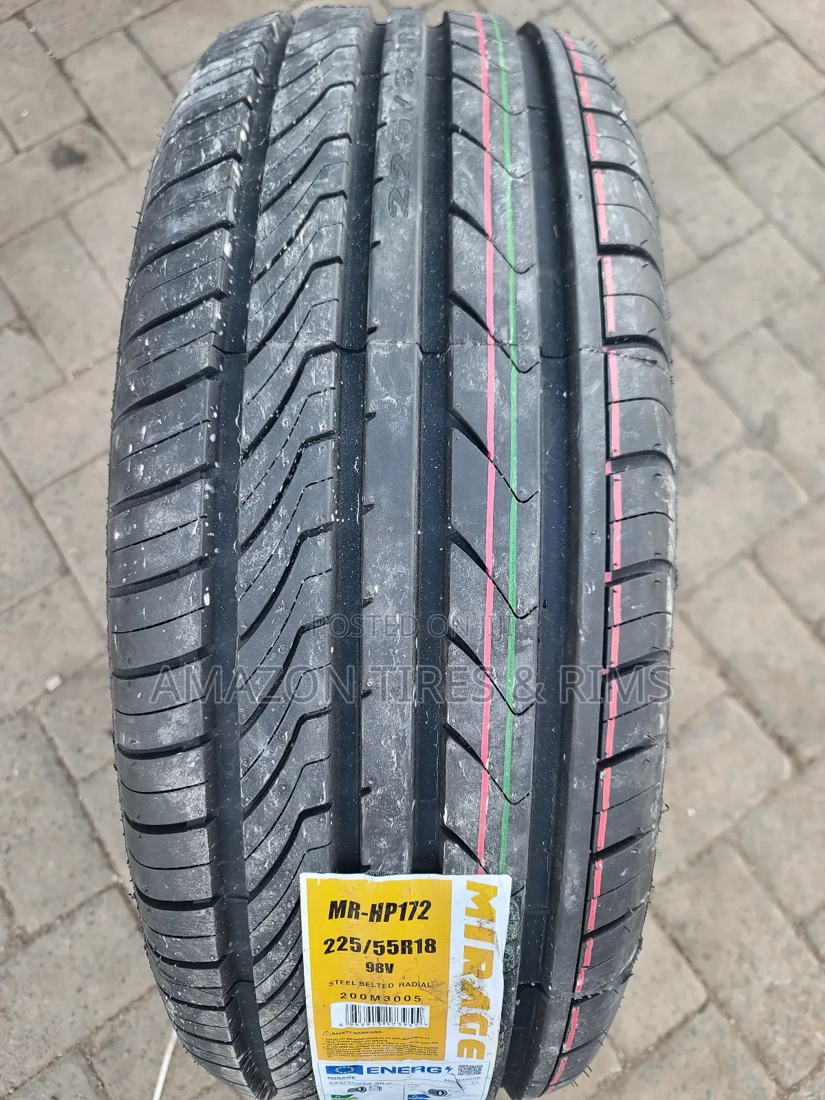 225/55r18 Mirage Tires 98v Mr-hp172