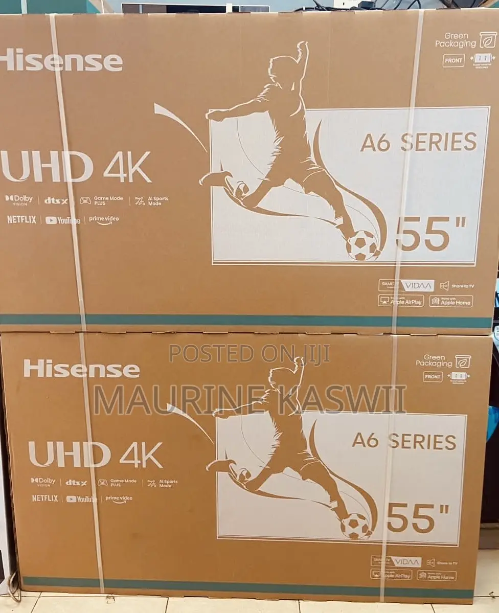 Hisense 55” A6 Uhd Tv -Frameless Vida