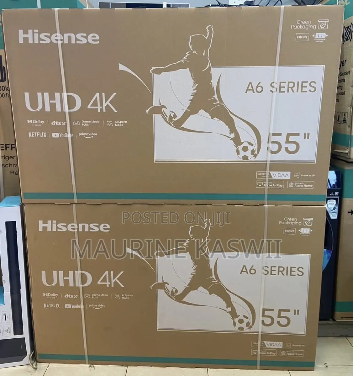 Hisense 55” A6 Uhd Tv -Frameless Vida