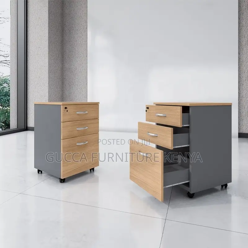 Office 3-drawer Mobile Vertical Filing Cabinet