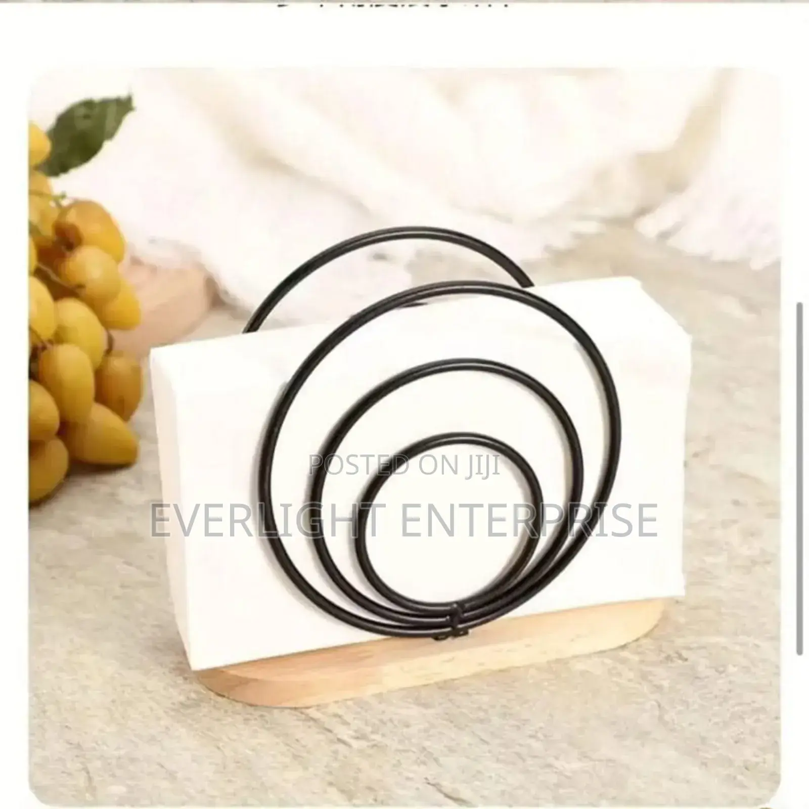 Metallic Hemisphere Bamboo Holder