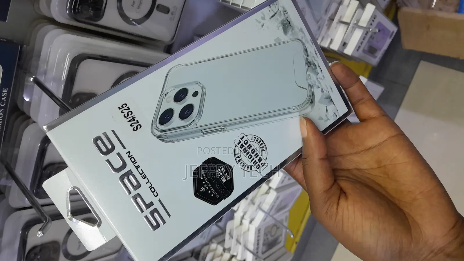 Zikko Space Clear Case Samsung S24 / 25 Bumper Tpu Military Casing
