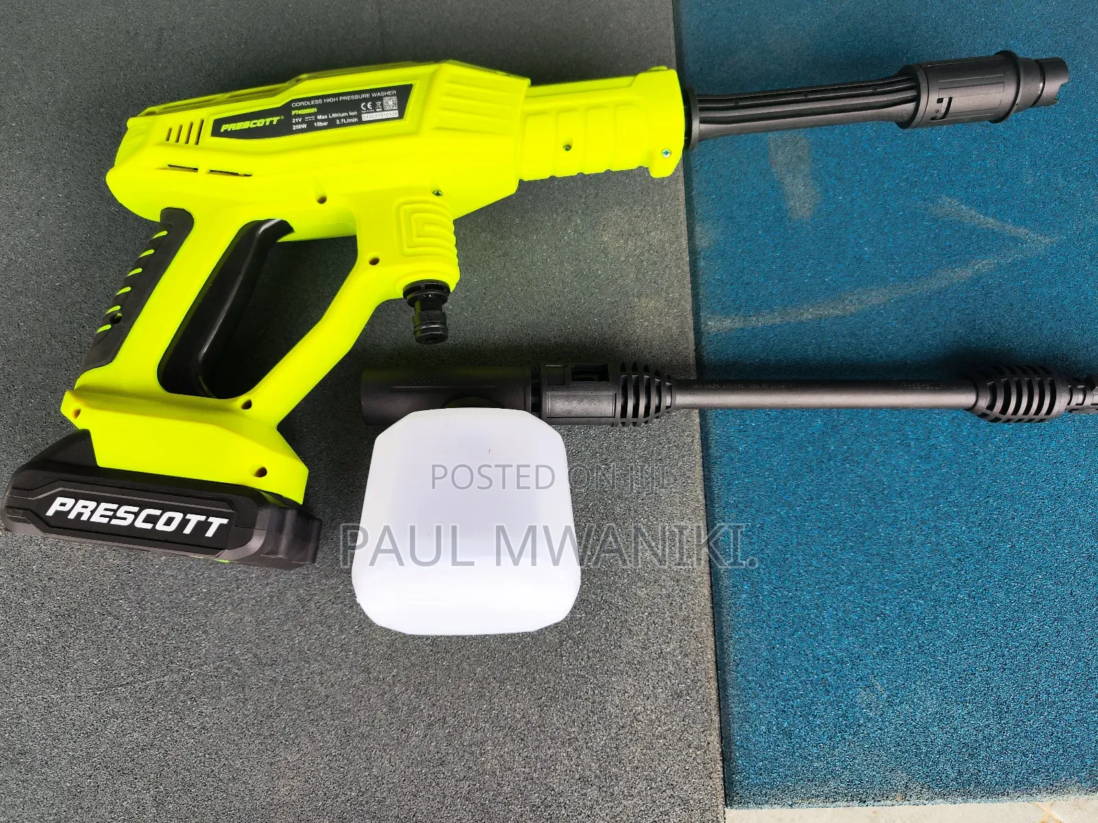 Pt402 Cordless Pressure Washer – 21v Power, Maximum Convenience 💦🔋