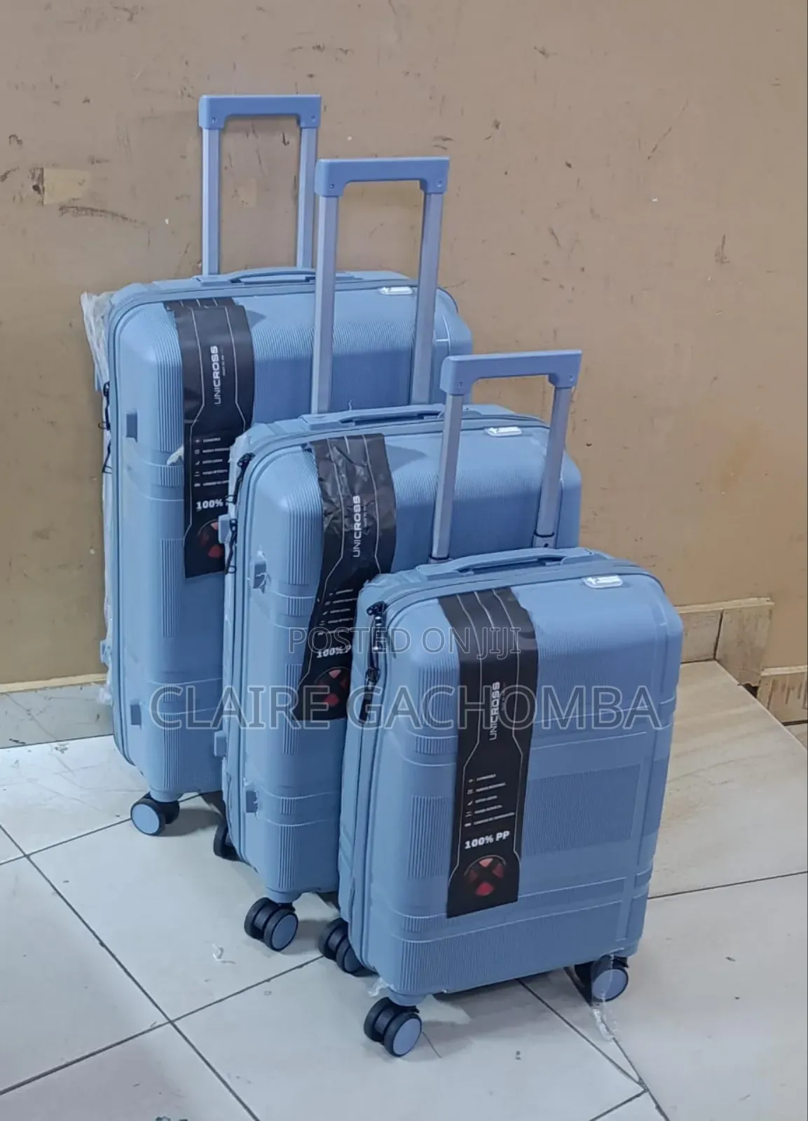 Luxurious Fiber Suitcase 3in1
