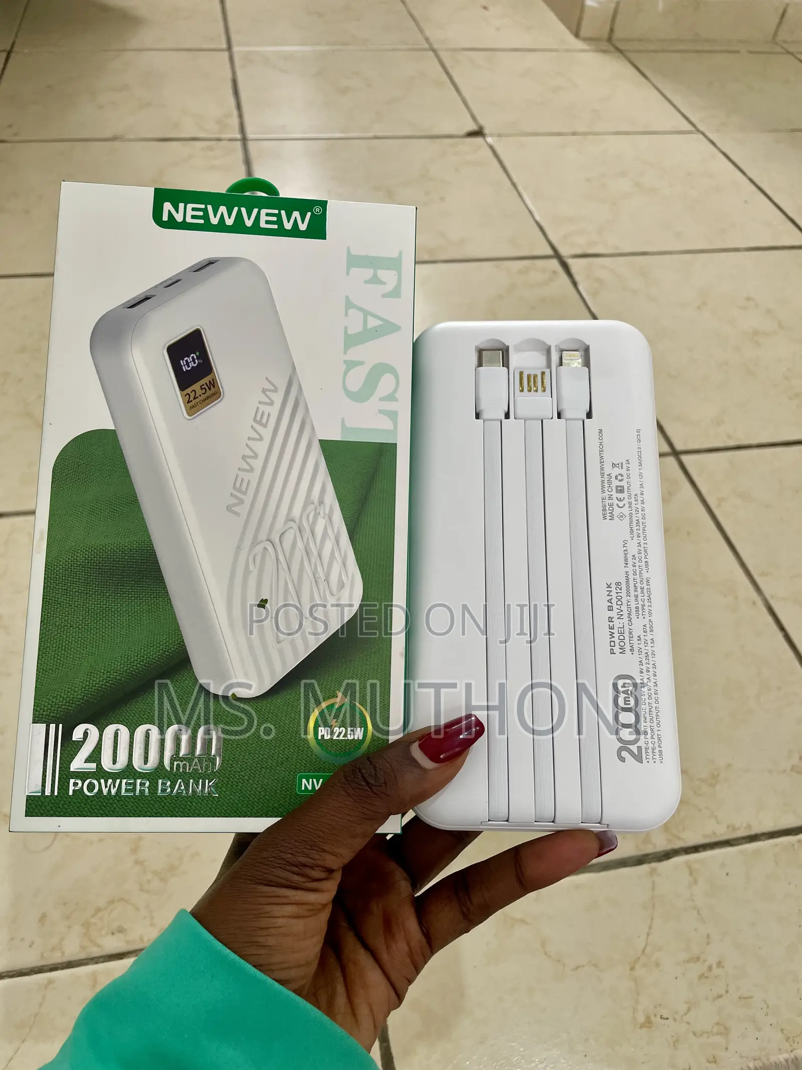 Guarantee 20,000 Mah High Performance Powerbank With 3 Output Ports
