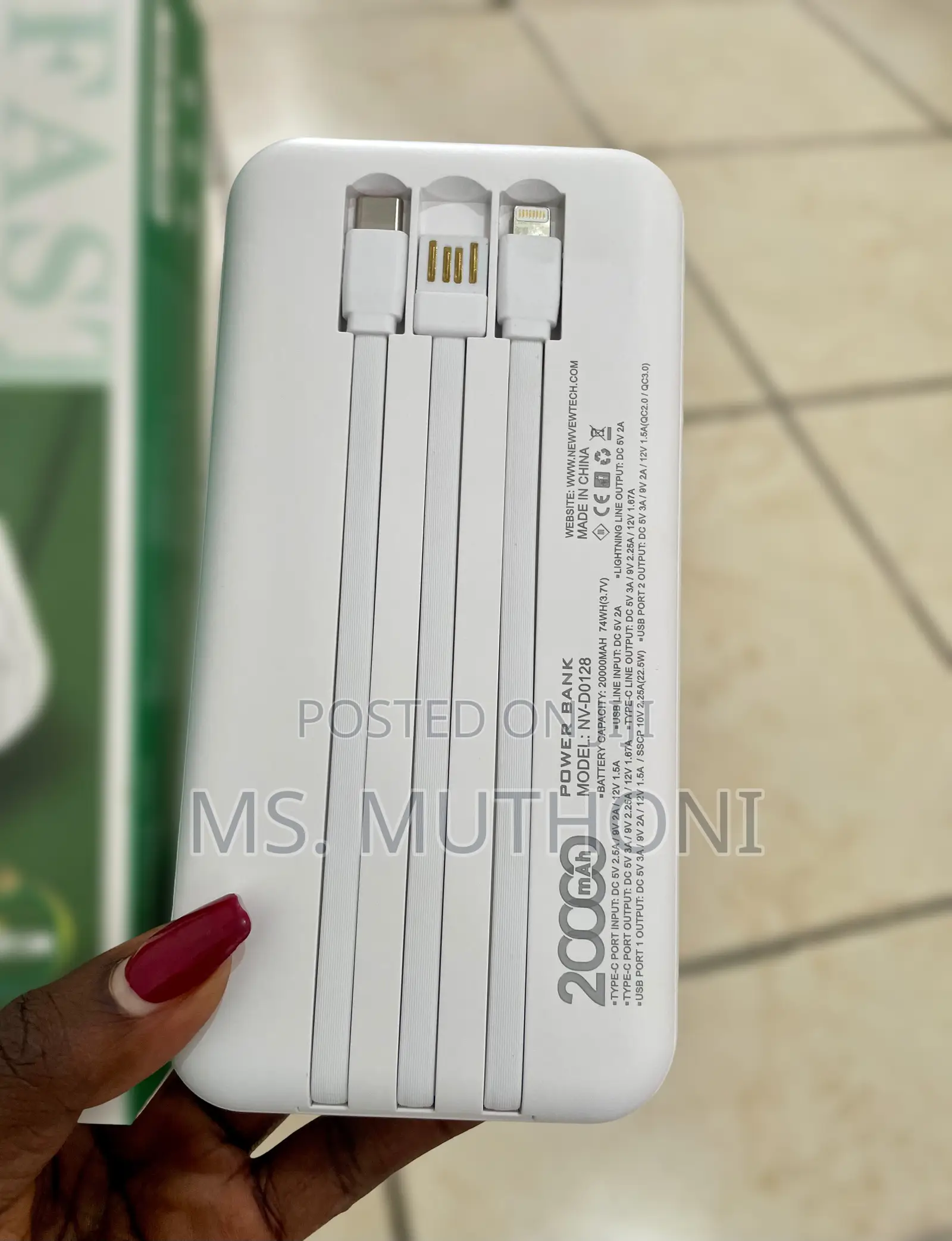 Standby / Backup Powerbank (20,000 Mah )