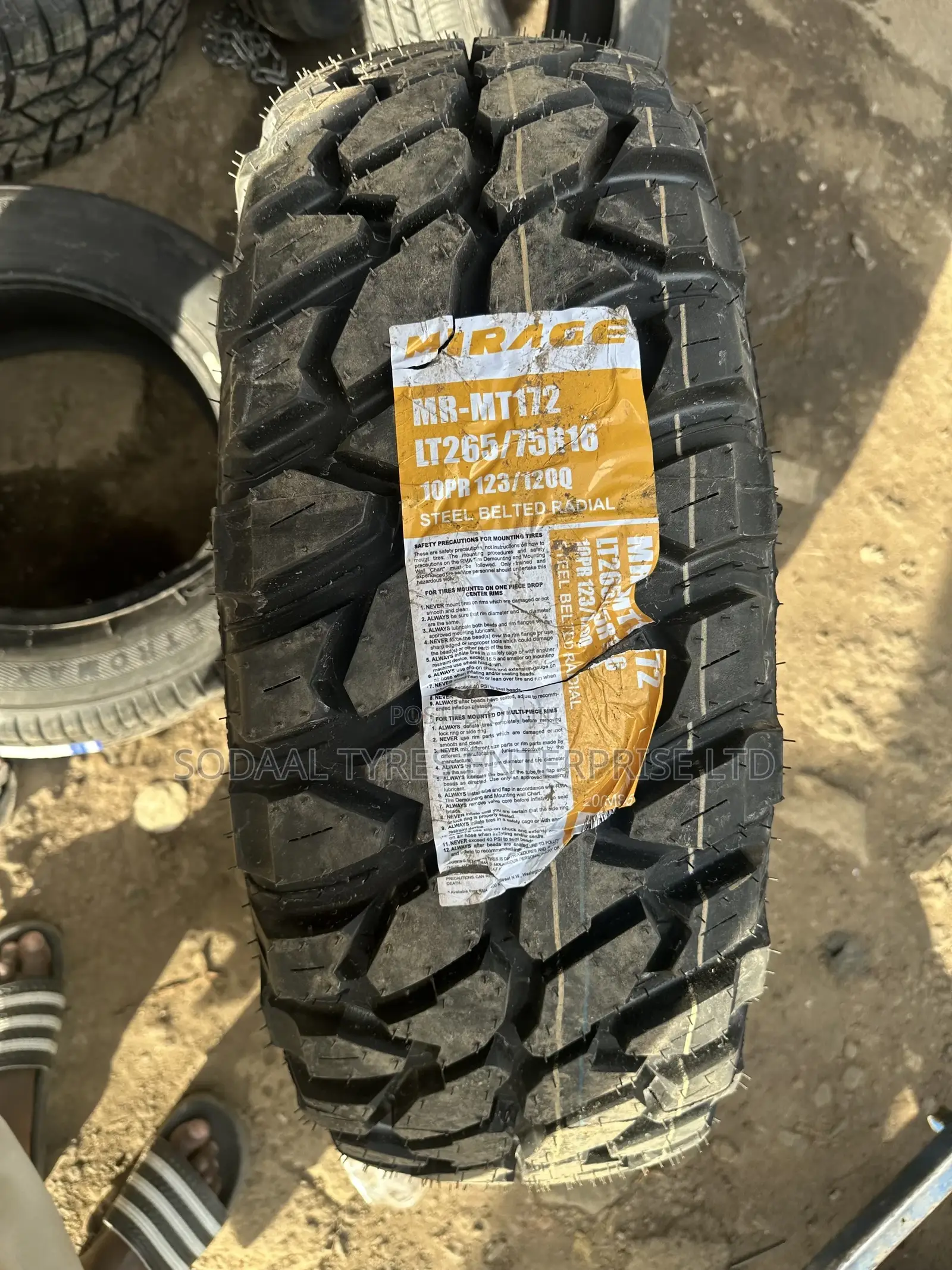265/75r16 Mirage Tires