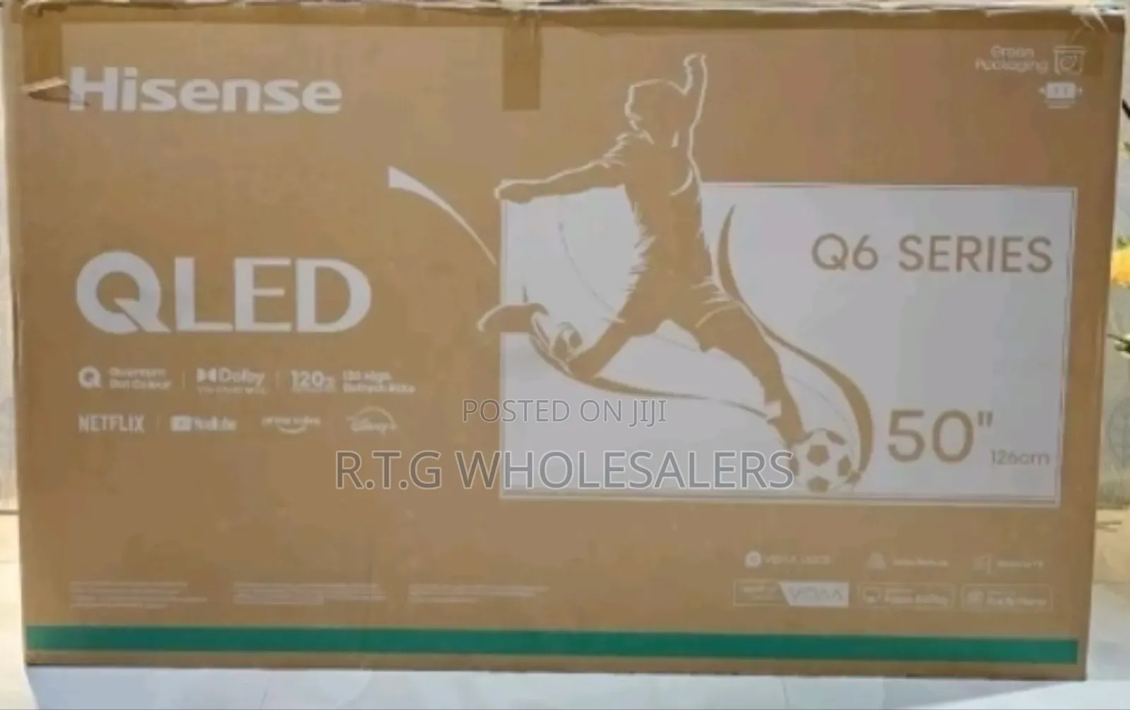 Hisense 50′′ Qled Uhd Tv – Hdr, Smart Apps, Brilliant Picture