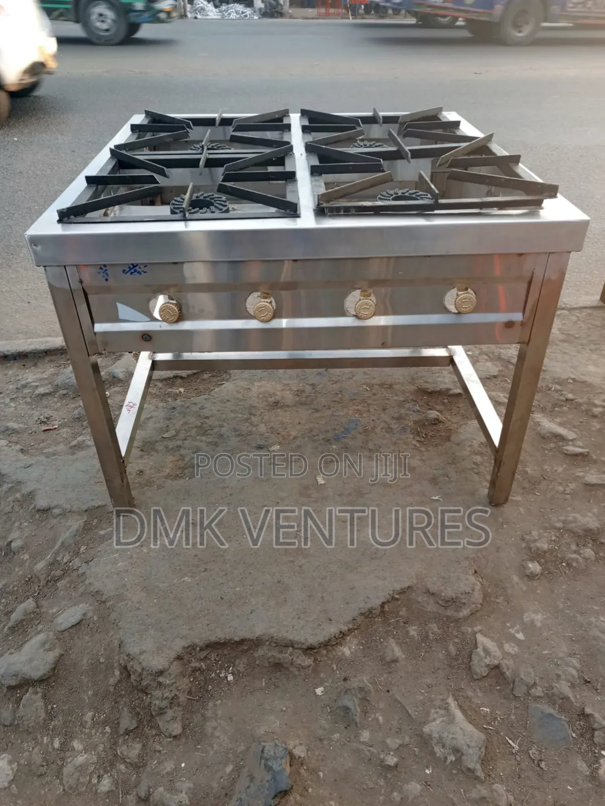Alpha Cute Stainless Steel Four Burner Gas Cooker Stove