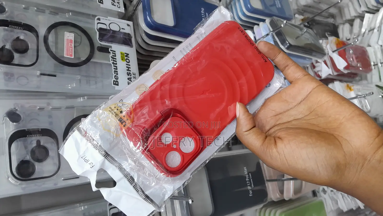 Niket Silicone Magsafe Case for iPhone 17 Built-in Camera Stash Stand