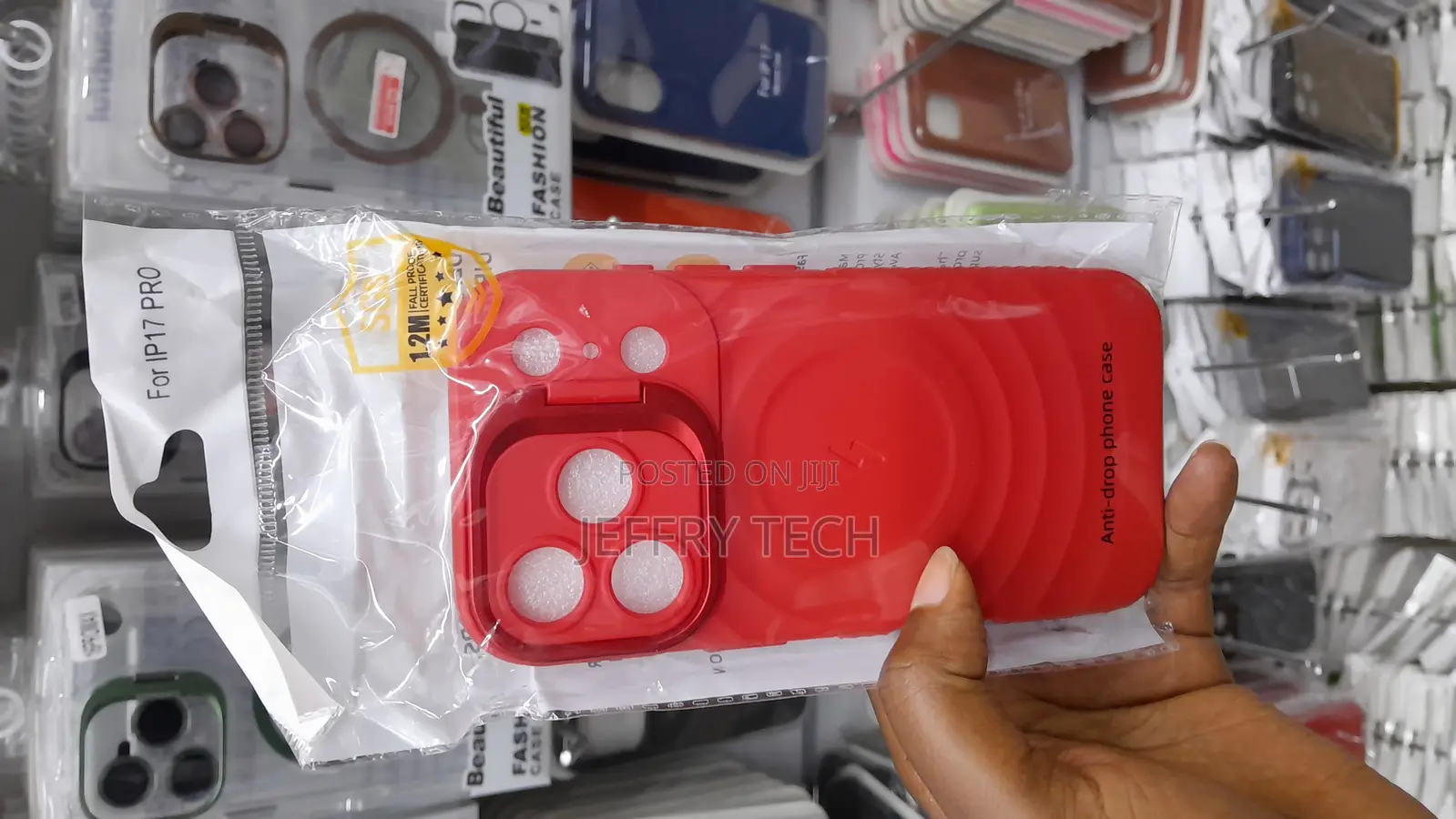 Esar Silicone Magsafe Case for iPhone 17pro Built-in Camera Stand