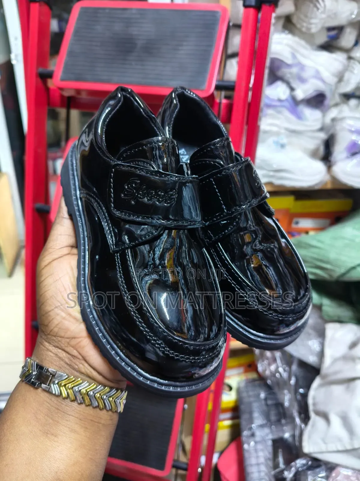 Girl Child Wet Look Shoes. Sizes 27_38. Free Delivery Within Nairobi.