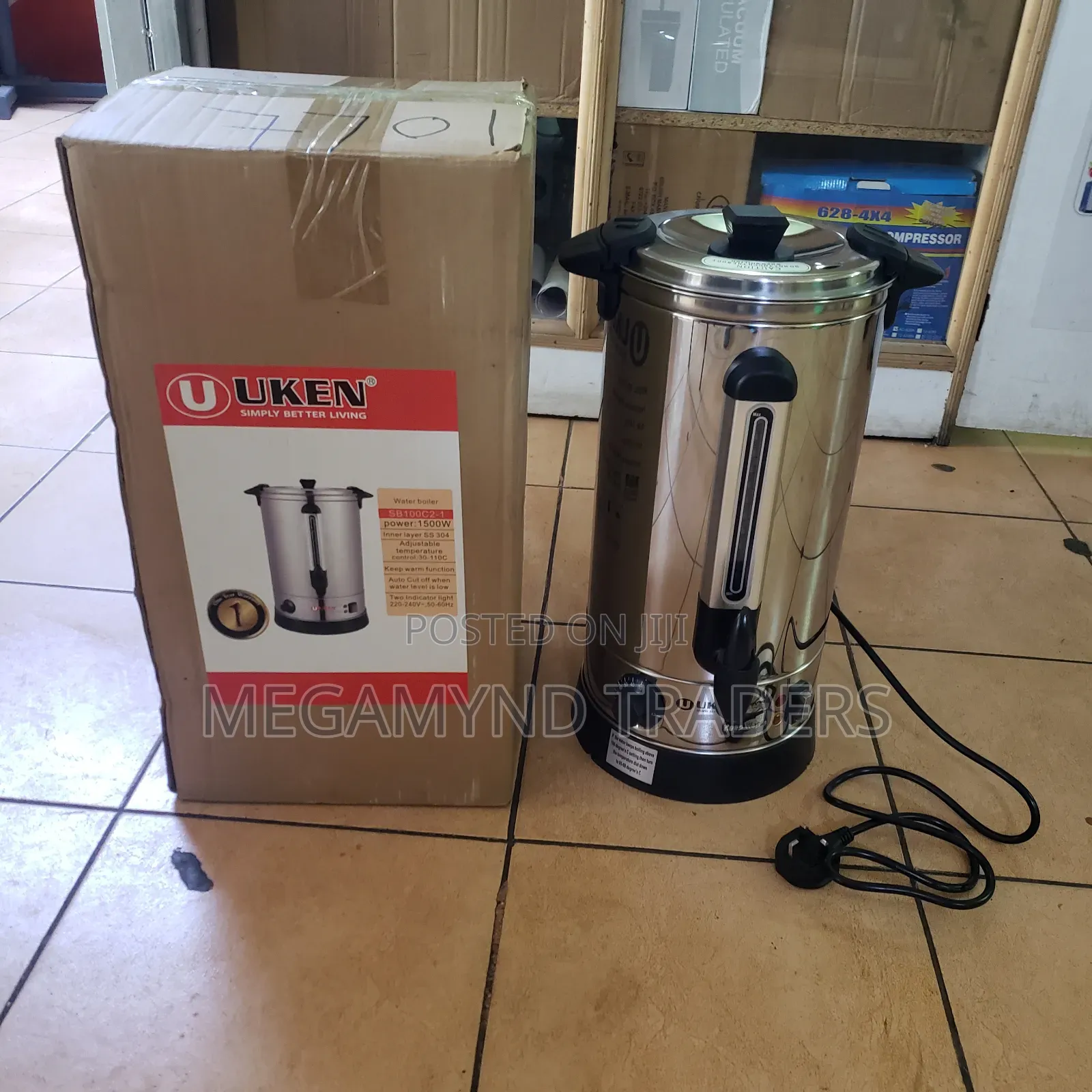 10ltr Electric Tea Urn / Uken Tea Urn / Water Boiler 10l