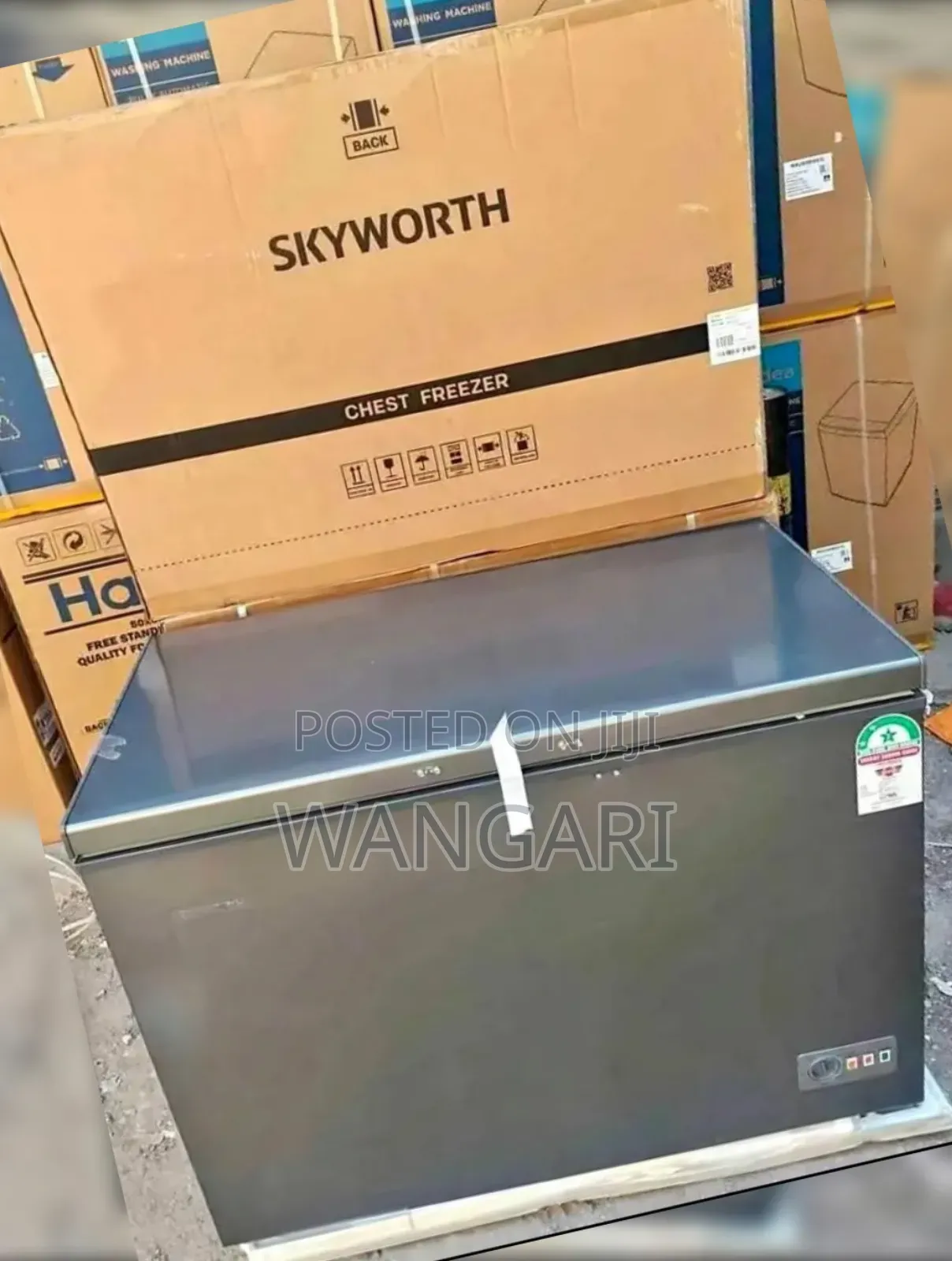 Silver Skyworth Deep Freezer 265l ,