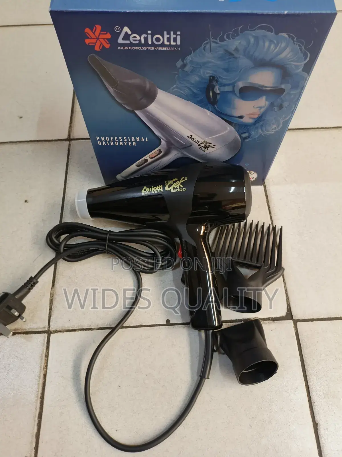 Ceriotti Super Gek 3000 Professional Hair Dryer.