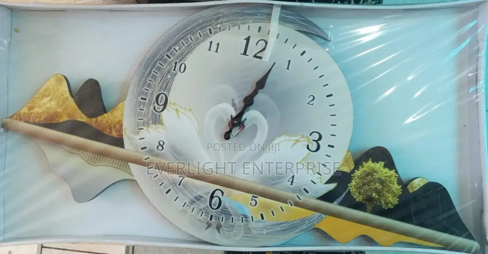 80x40cm Decor Wall Clock