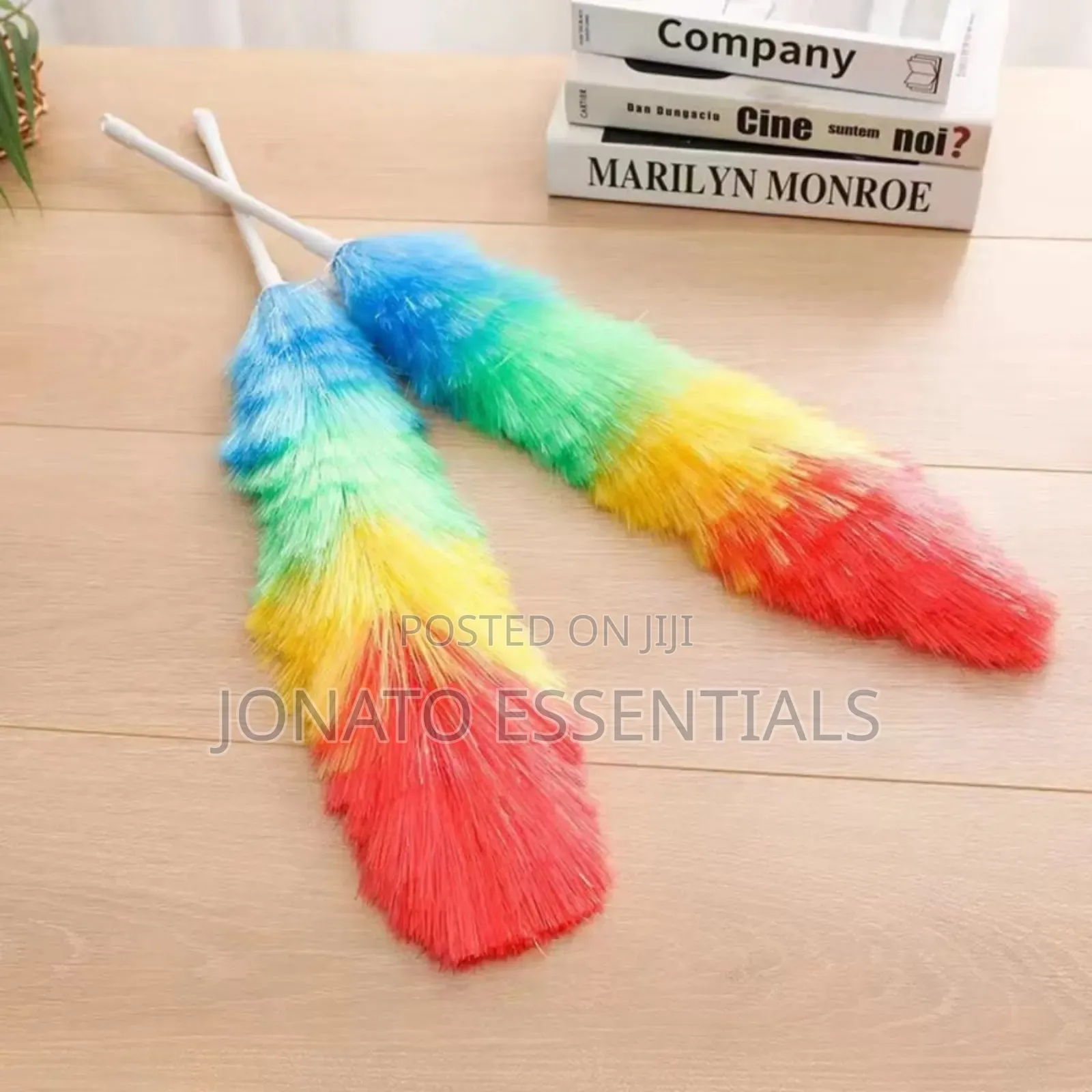 Rainbow Microfiber Feather Duster For House And Car Cleaning