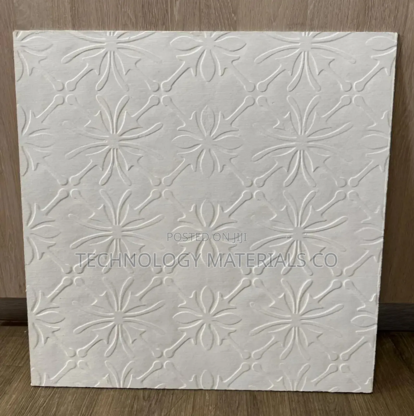 Fiber Cement Ceiling Tiles 60×60cm Floral Design (Ksh 1,000 Per M2)