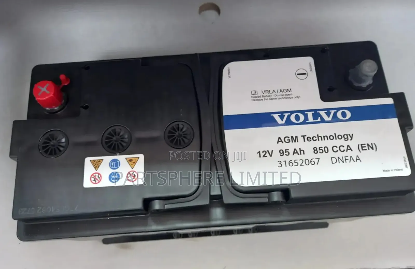 Agm95 Volvo Oem 12v 95ah 850cca
