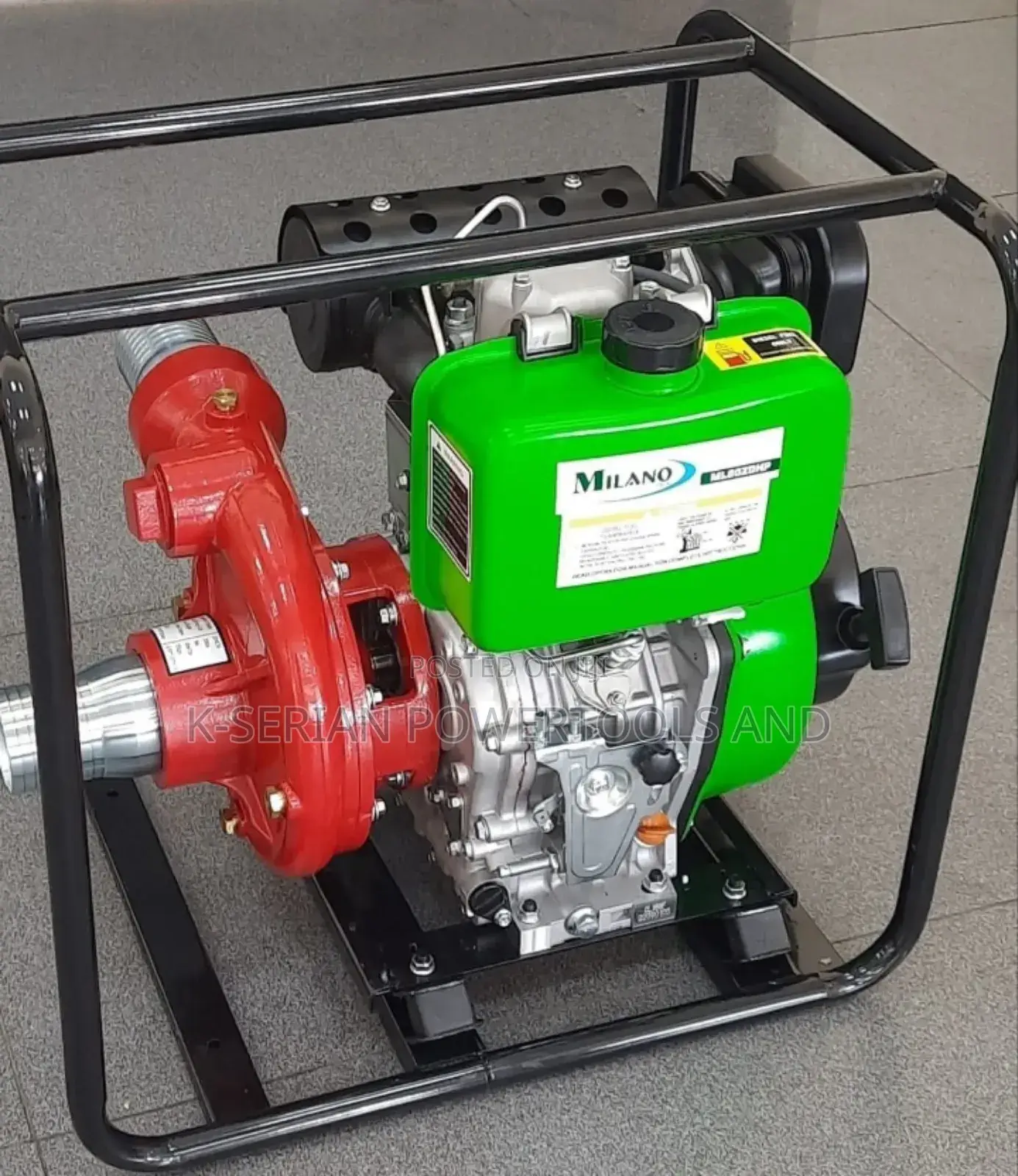 Milano 3 Inch Diesel High Pressure Water Pump 16hp/16hp Water Pump