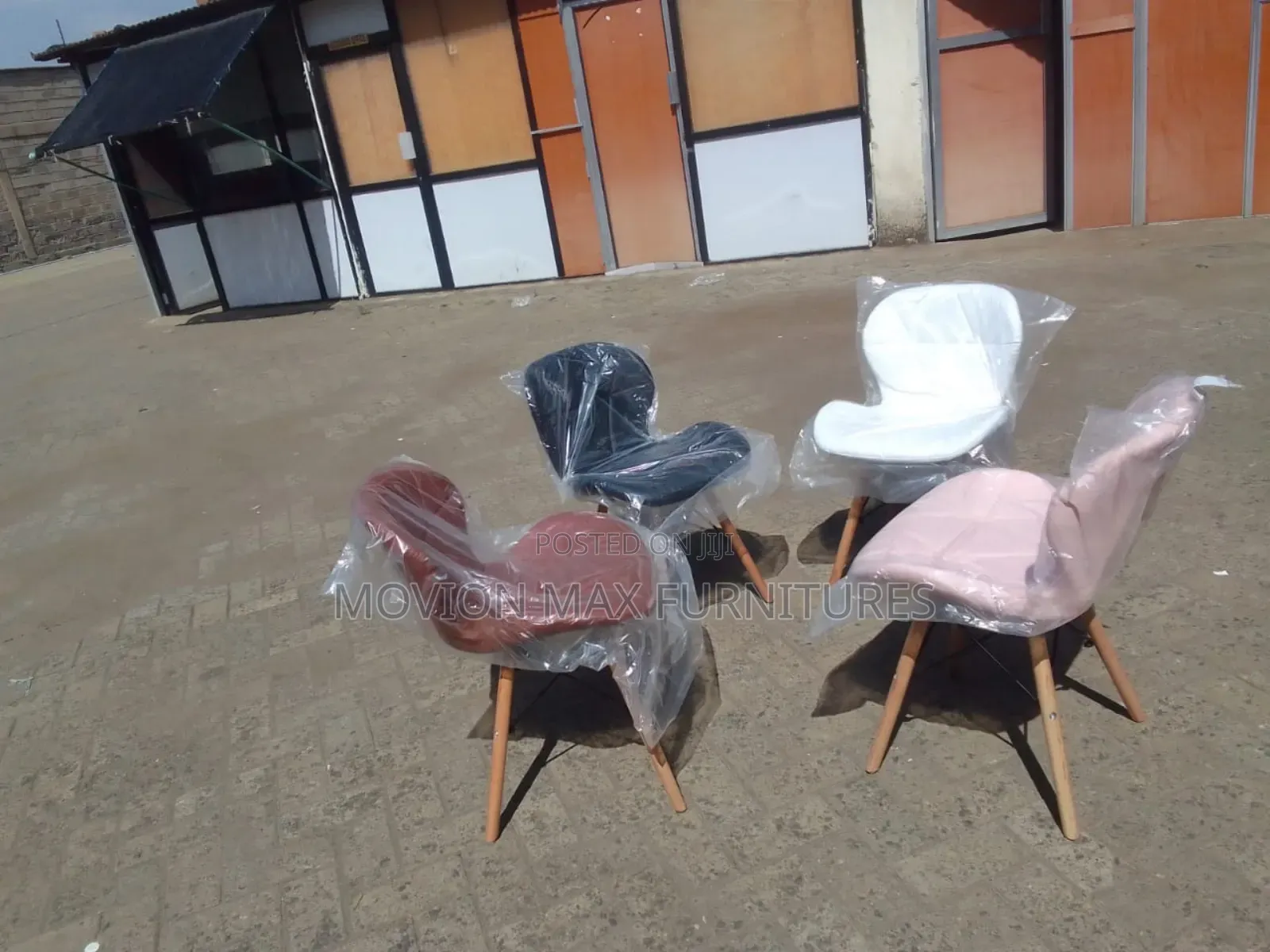 Padded Ottoman Chairs