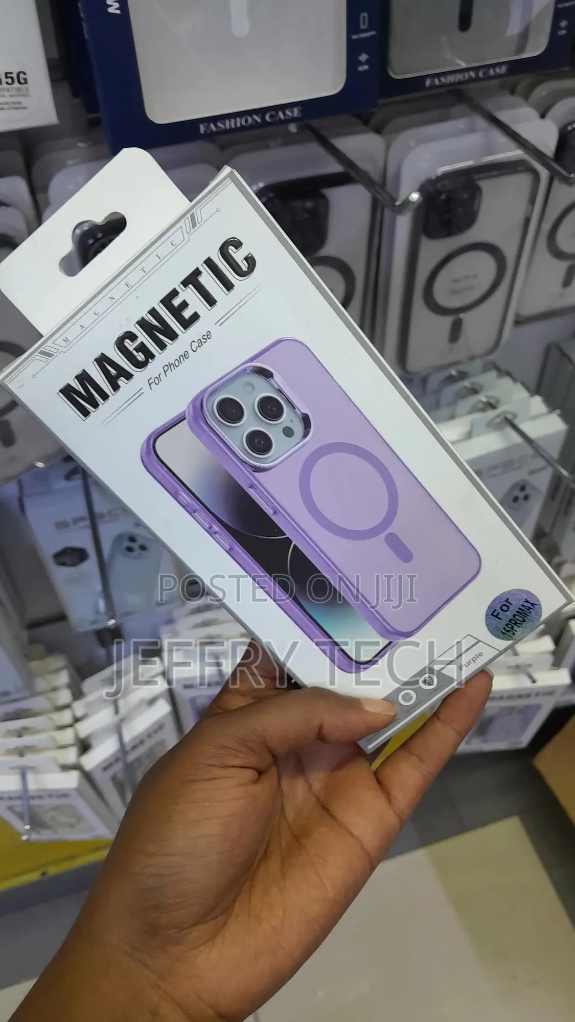 Canshn Magnetic Transluscent iPhone 15 Pro Max Case