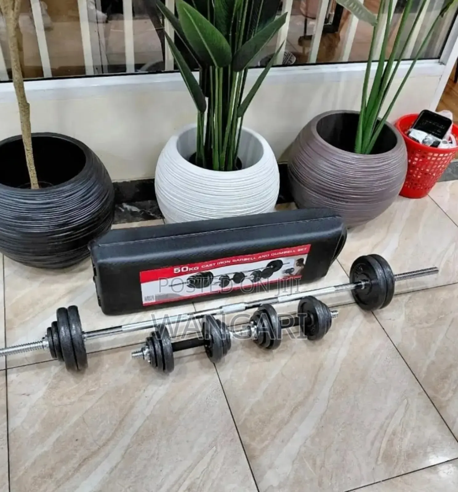 6 In 1 Dumbbells Brand New 50 Kgs
