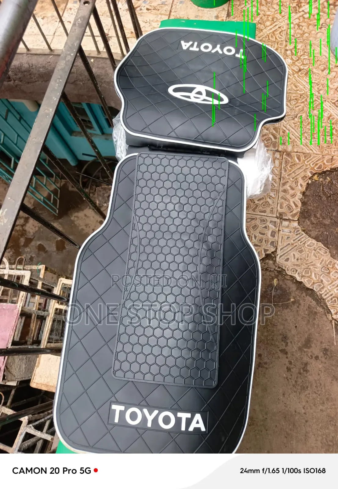 5pc All Weather Car Toyota Branded Flexible Carpet Mats