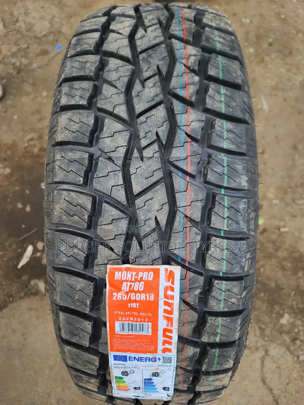 265/60r18 Sunfull Tires 110t Mont-pro A/T786 [All-terrain]