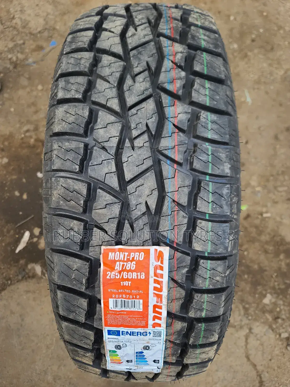 265/60r18 Sunfull Tires 110t Mont-pro A/T786 [All-terrain]