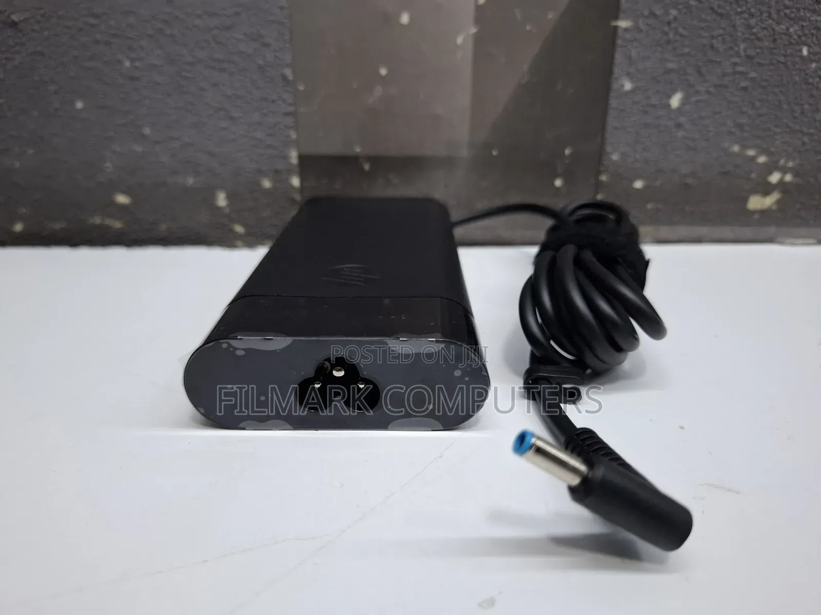 New Hp 90w 19.5v 4.62a Slim Ac Adapter Power Charger+Cable Blue Pin