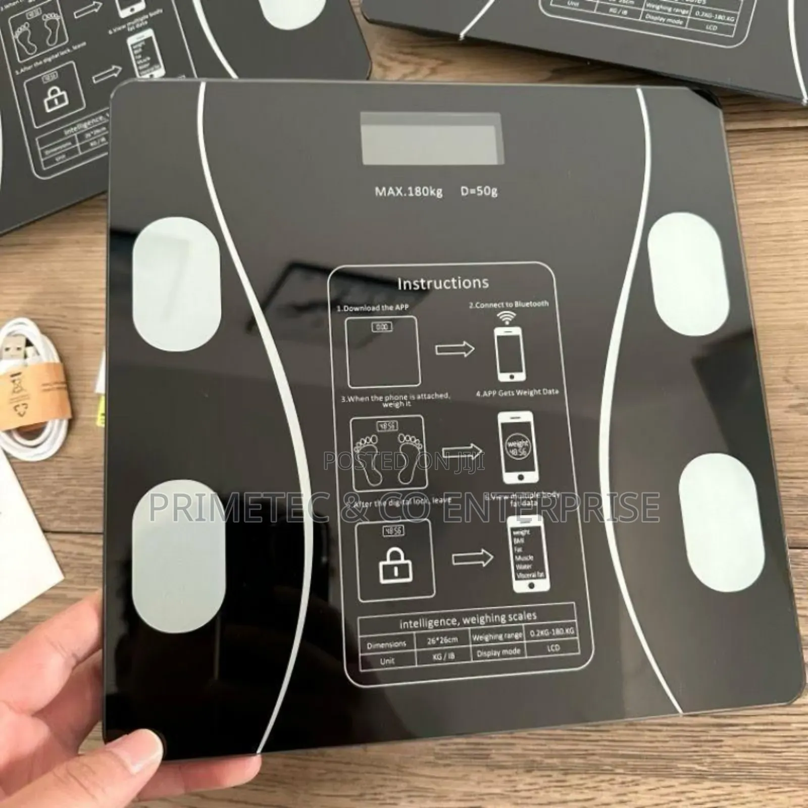 Bmi Body Weight Scale Uses a Smart App