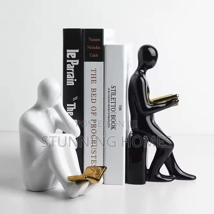 Ceramic Bookends Sculptures