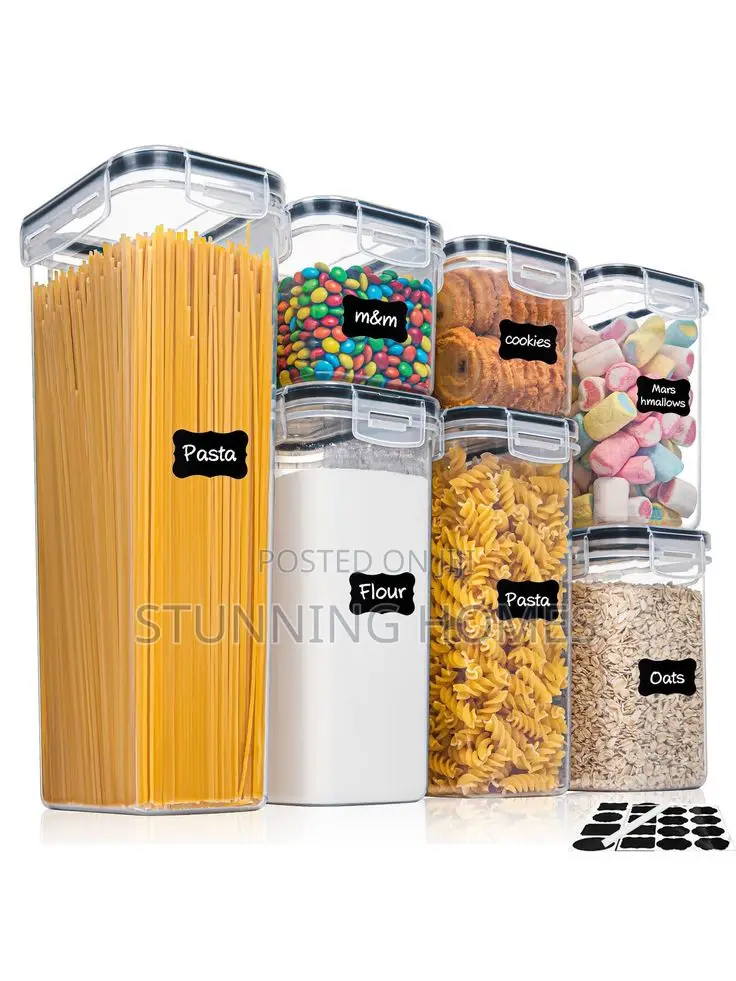 7 Piece Food Storage Airtight Containers