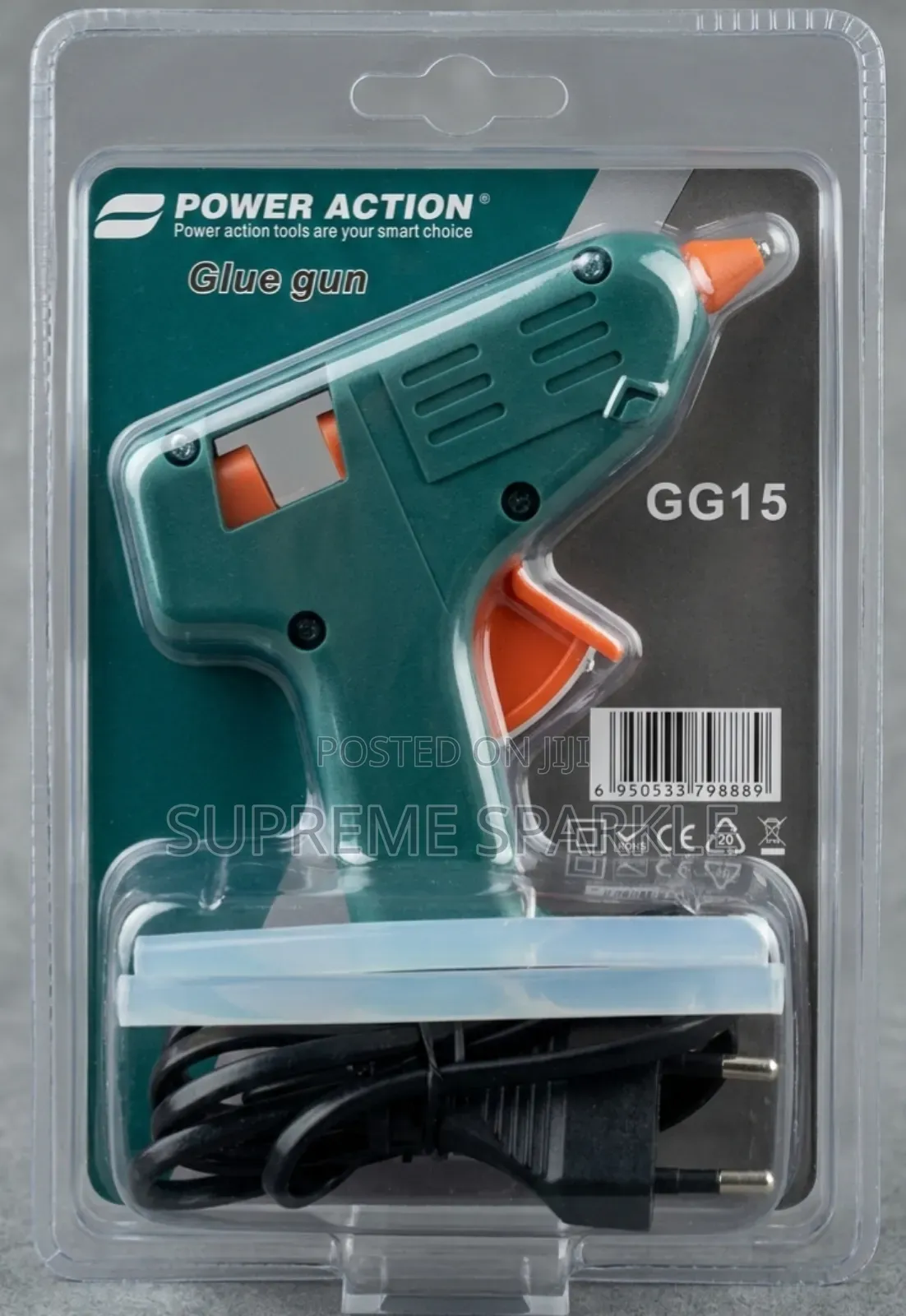 Power Action Gg15 Hot Melt Glue Gun 15w.