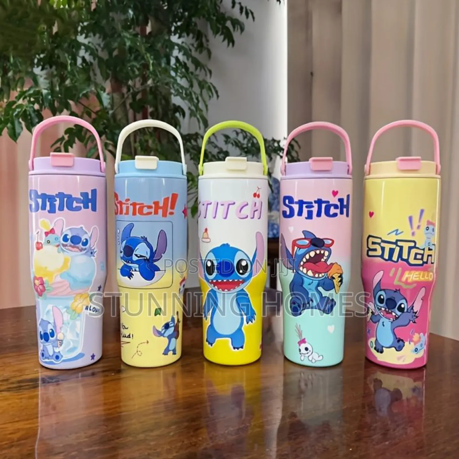 Stitch Themed Insulated Portable Mug