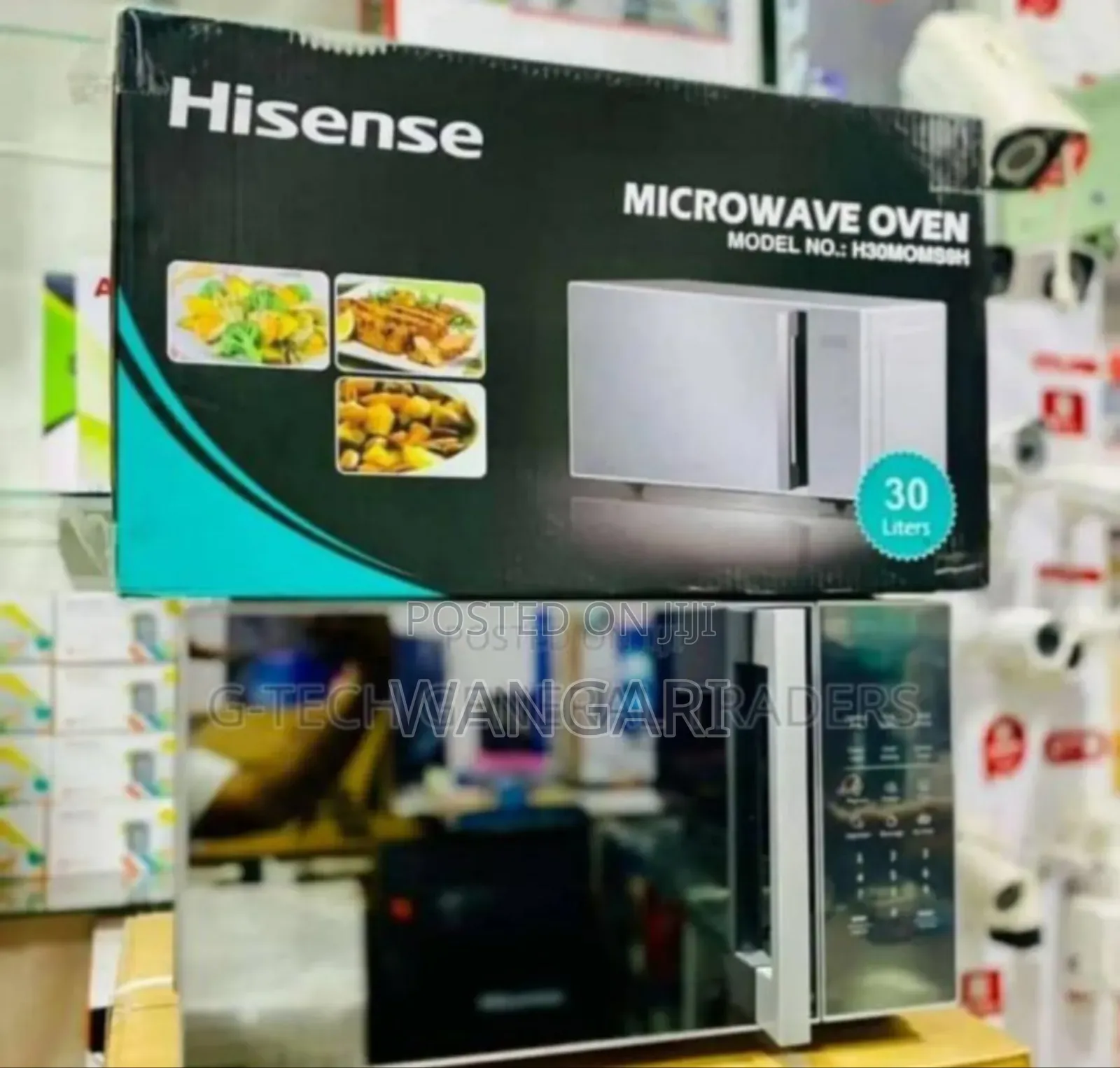 Microwae Oven +Grilled Oven Hisense 30l Digitla Microwave
