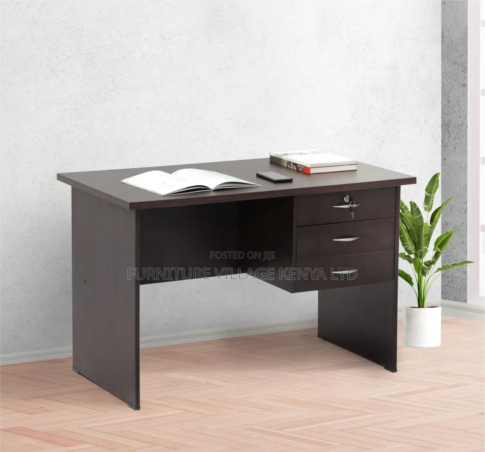 Office Desk; 120mm Home Office Study Desk With Drawers