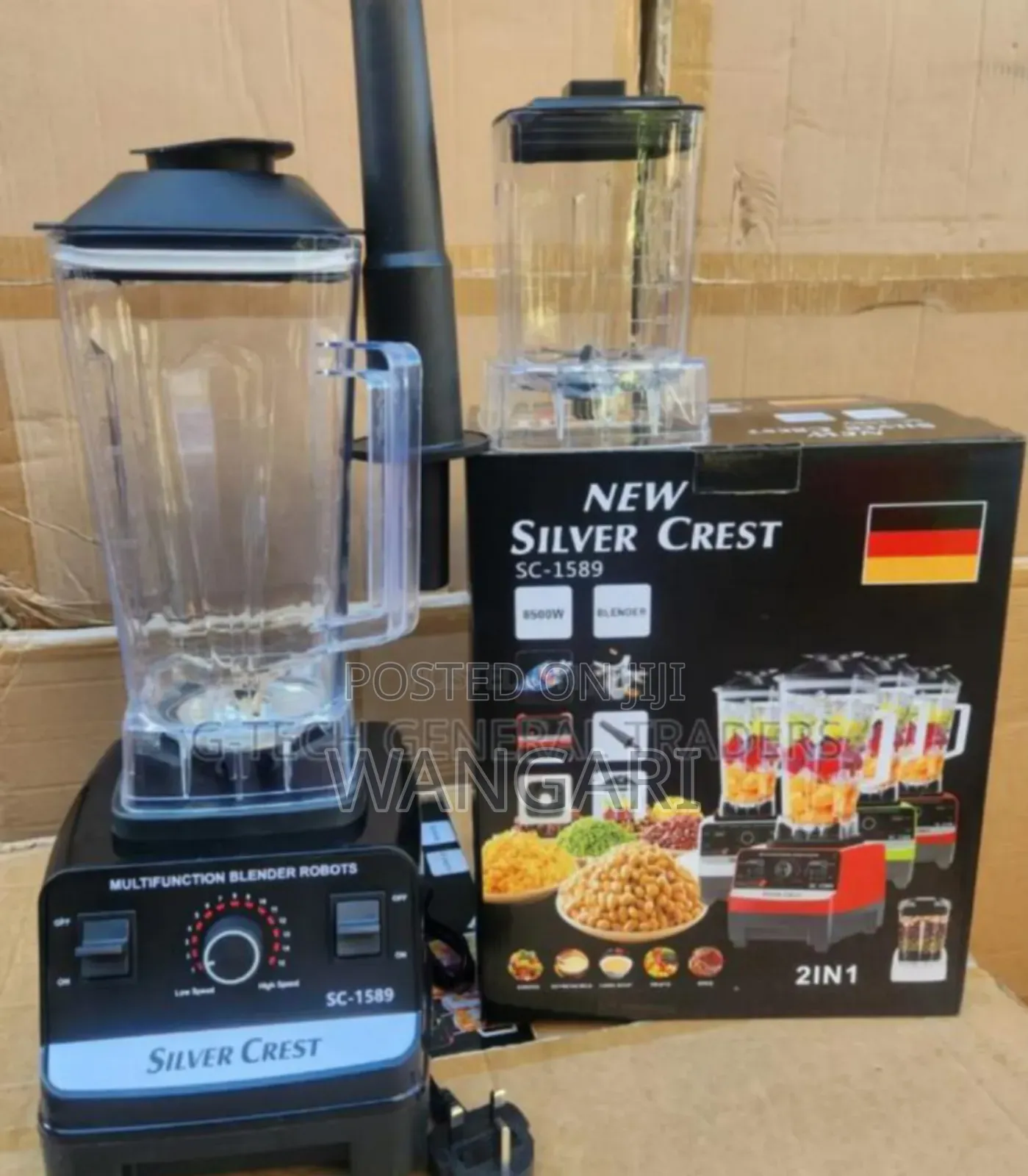 Home Use. Strongest Silvercrest 2in1 Blender. Commercial