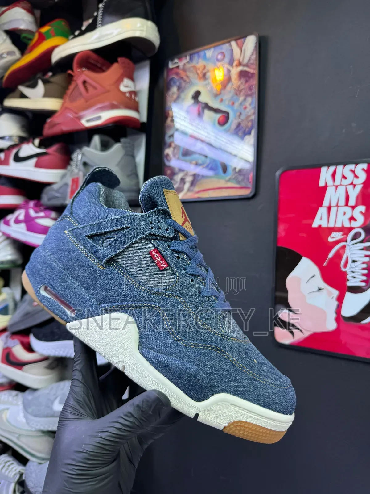 Denim Jordan 4s