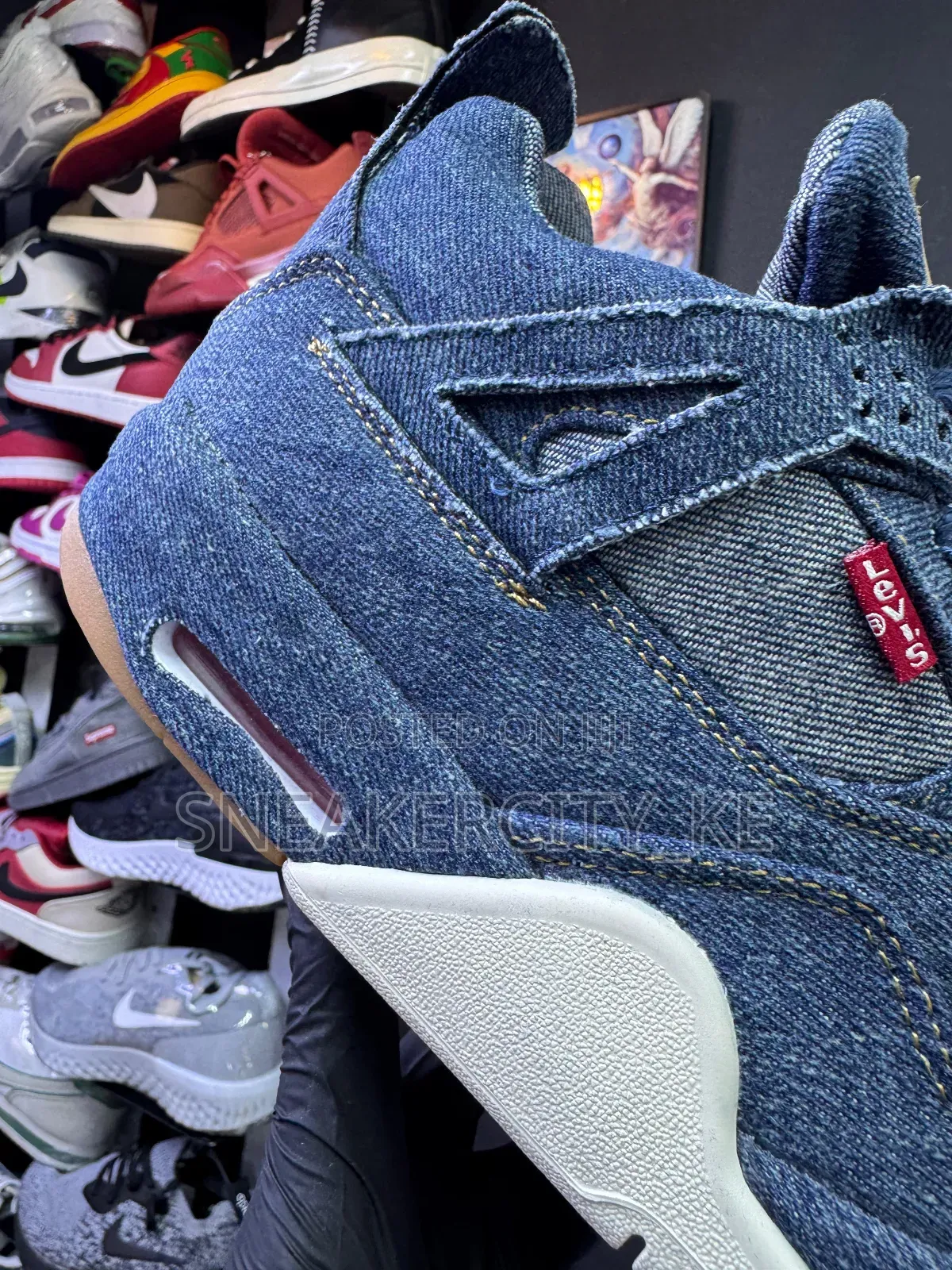 Denim Jordan 4s