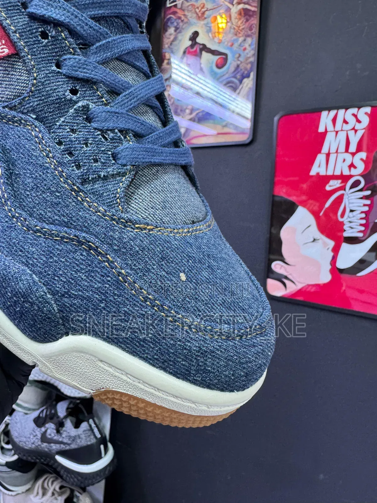 Denim Jordan 4s