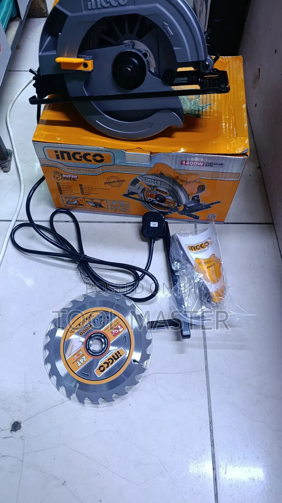 7" Electric Ingco Circular Saw /1400watts Incco Circular Saw