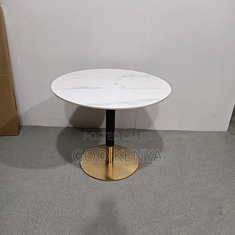 Home Table; Round Metal Frame Coffee Table For Home