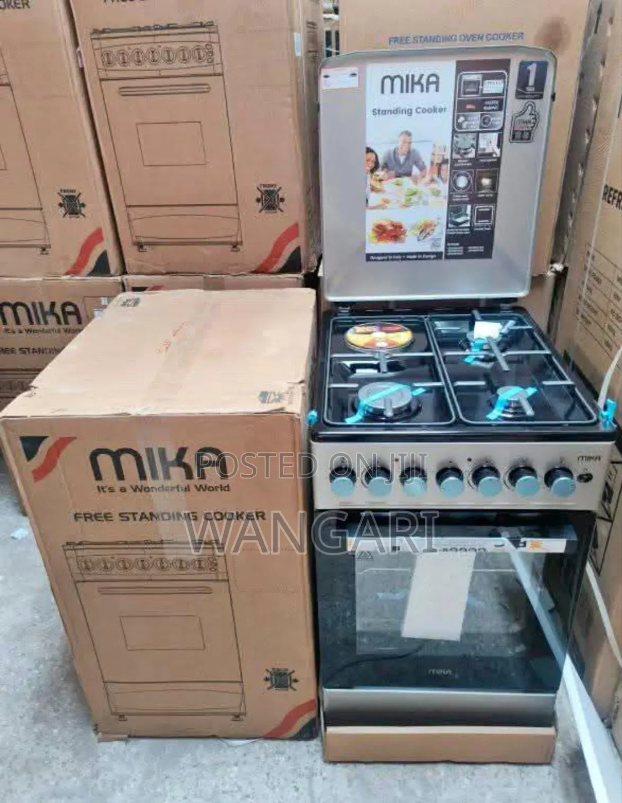 Mika Brand New Cooker 3+1 50 by 60