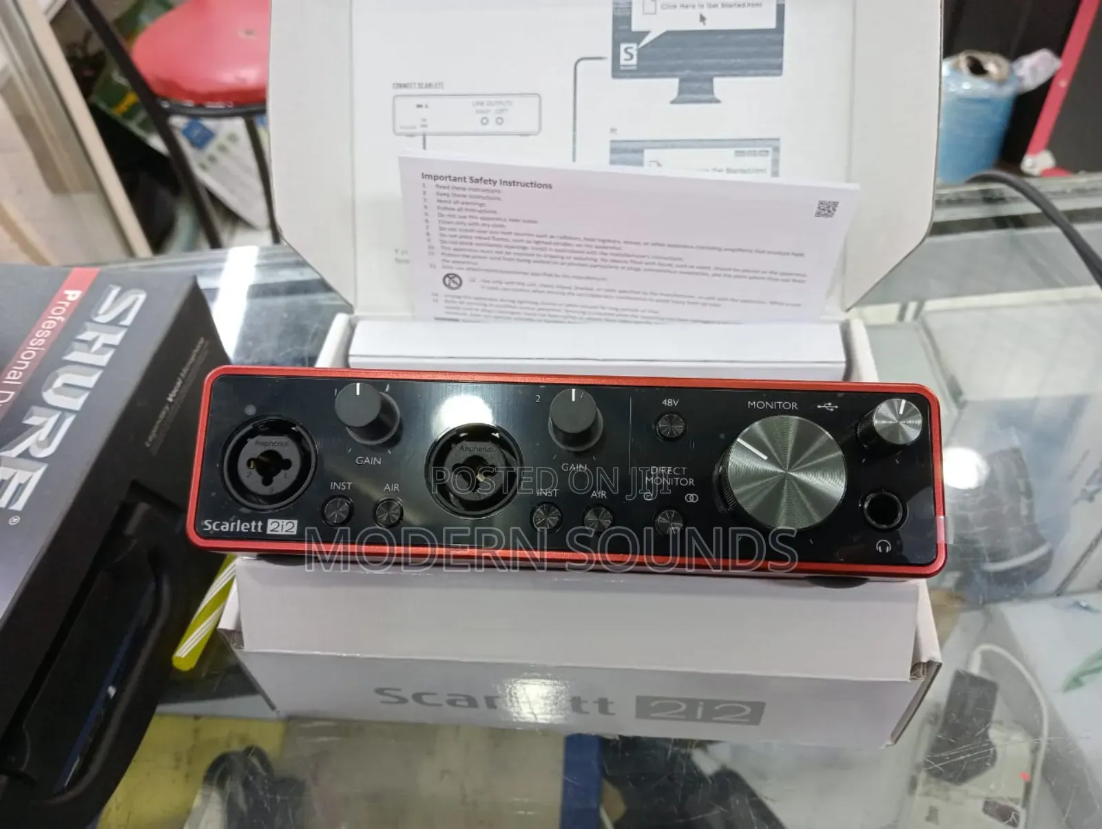 Focusrite Scarlett 2i2 3rd Gen Usb Audio Interface