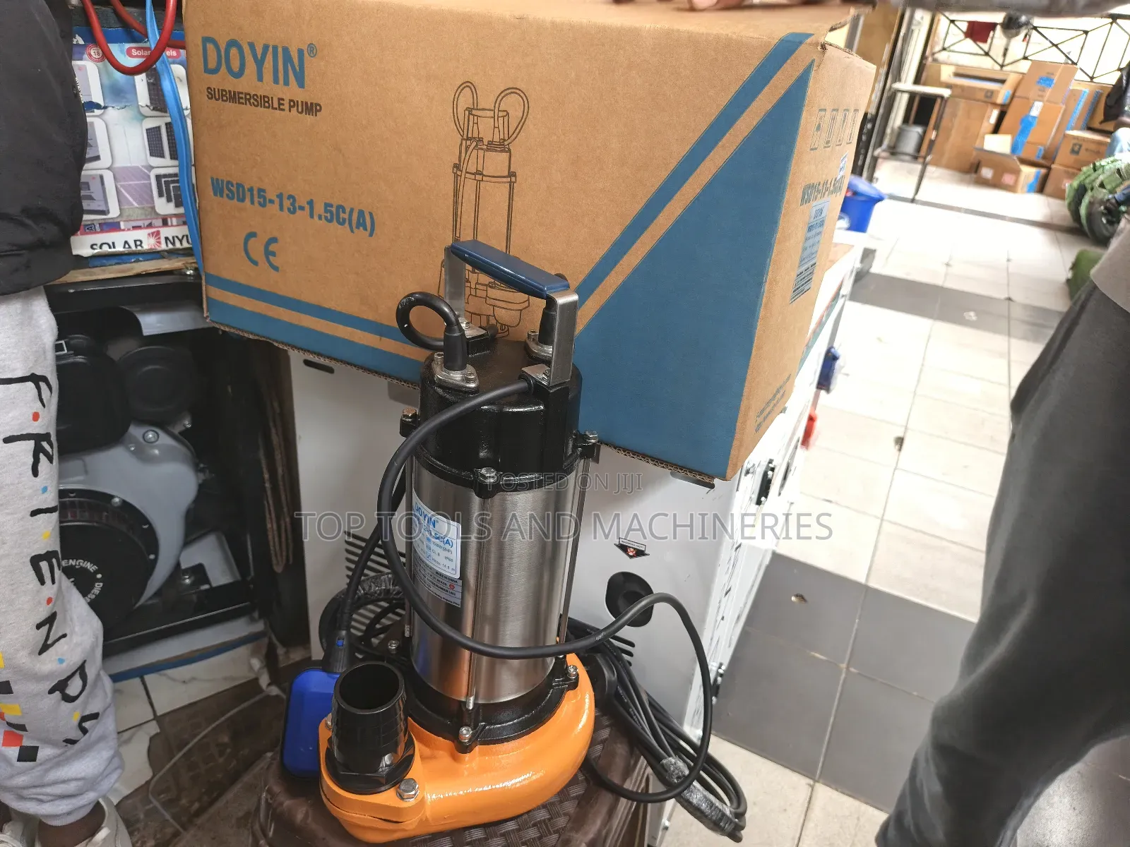 Doyin Wsf15-13-1.5c(A) 2hp15mtrs 30m3/Hr Sewage Submersible Pump