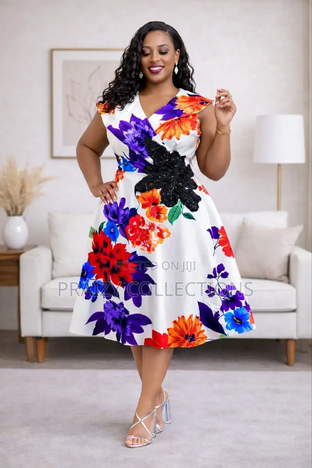 Breastfeeding Friendly Dress – Floral Blissfull